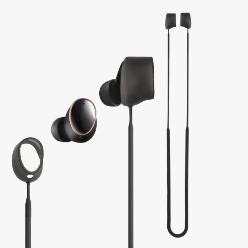 Curea pentru casti JBL Live 300TWS, Kwmobile, Negru, Silicon, 59279.01