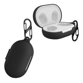  Husa pentru casti OPPO Enco Buds W12, Kwmobile, Negru, Silicon, 59288.01