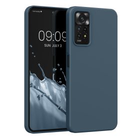   Husa Kwmobile pentru Xiaomi Redmi Note 11 Pro/Redmi Note 11 Pro 5G, Silicon, Albastru, 57373.202