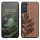 Husa kwmobile pentru Samsung Galaxy S21 FE, Lemn, Maro, 56172.05