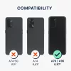 Bumper kwmobile pentru OPPO A76, Silicon, Transparent/Roz, 60042.01