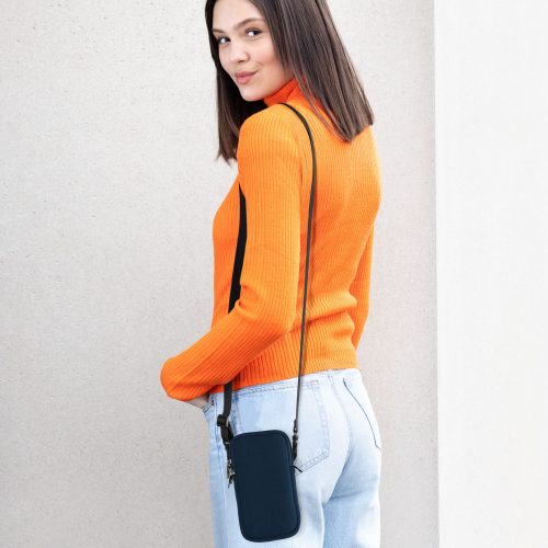 Husa Kwmobile Universala XL - 6,8", Neopren, Albastru, 58700.4.116