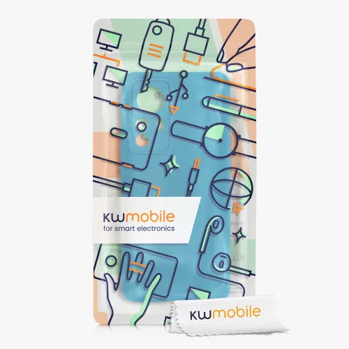 Husa kwmobile pentru Xiaomi 12T Pro, Silicon, Albastru, 60258.224