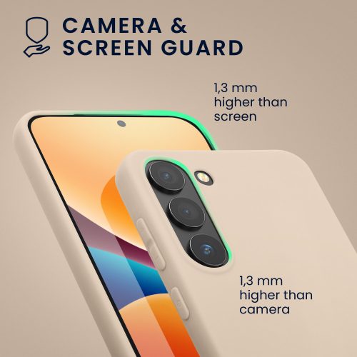 Husa kwmobile pentru Samsung Galaxy S23, Silicon, Roz, 60282.225