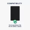 Book Cover kwmobile pentru Samsung Galaxy Tab S6 Lite/Galaxy Tab S6 Lite (2022), Piele ecologica, Negru, 60308.01