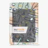 Book Cover kwmobile pentru Samsung Galaxy Tab S6 Lite/Galaxy Tab S6 Lite (2022), Piele ecologica, Negru, 60308.01