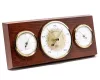 Stație meteo Fischer 9103-22-001, alamă și lemn, 28 x 12 cm, stil clasic