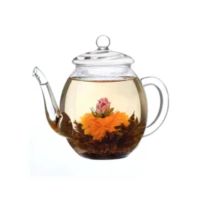   Ceainic din sticla Creano cu capac, 500 ml, rezistent la caldura, turnare fara picurare