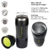Cana termos Creano Design Travel Mug, 420 ml, inox, etansa, deschidere 360, verde