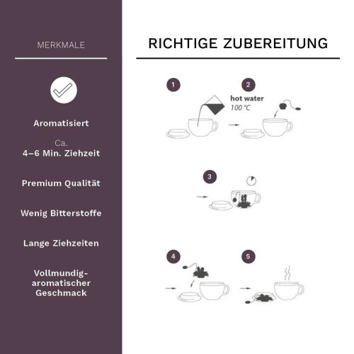 Set cadou Creano ErbluhTeelini ceai negru, pahar cu capac, 8 flori de ceai, 200 ml