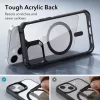 Husa ESR Air Armor Halolock MagSafe pentru Apple iPhone 14 Plus/15 Plus Transparent/Negru