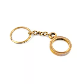 Lupă Giftdeco KEY-0094, alamă și sticlă, 13 x 3 x 1 cm