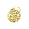 Breloc Giftdeco KR61, alamă, diametru 3,5 cm