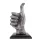 Figurină decorativa Giftdeco, aluminiu și lemn, 7 x 10 x 20 cm