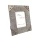 Ramă foto Giftdeco, pentru fotografie 13 x 18cm, lemn de mango și metal, 27,5 x 22,5 cm