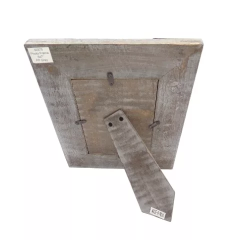 Ramă foto Giftdeco, pentru fotografie 13 x 18cm, lemn de mango și metal, 27,5 x 22,5 cm