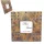 Ramă foto Giftdeco A-1106, lemn de mango și metal, fotografie 10 x 10 cm, ramă 20 x 20 cm, stil vintage
