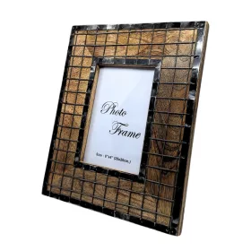   Ramă foto Giftdeco A-1638, pentru fotografie 10 x 15cm, lemn de mango și metal