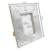 Ramă foto Giftdeco, pentru fotografie 15 x 10cm, lemn de mango și metal, stil industrial, glamour