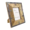 Ramă foto Giftdeco, pentru fotografie 10 x 15cm, lemn de mango și metal