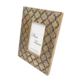   Ramă foto Giftdeco A-1133, pentru fotografie 15 x 10cm, lemn de mango și metal