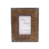 Ramă foto Giftdeco A-1328, pentru fotografie 10 x 15cm, lemn de mango și metal