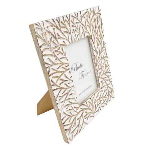 Ramă foto Giftdeco, pentru fotografie 15 x 10cm, lemn de mango, stil modern, scandinav, boho