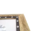 Ramă foto Giftdeco, pentru fotografie 18 x 13cm, lemn de mango și metal