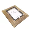 Ramă foto Giftdeco, pentru fotografie 18 x 13cm, lemn de mango și metal