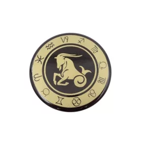 Magnet zodiacal Giftdeco, metal, diametru 6 cm