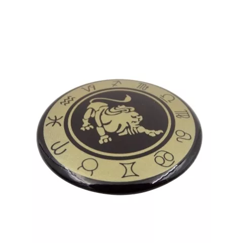 Magnet zodiacal Giftdeco, metal, diametru 6 cm