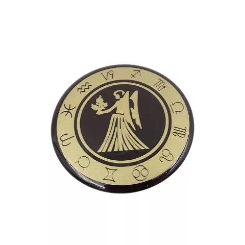 Magnet zodiacal Giftdeco, metal, diametru 6 cm