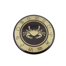 Magnet zodiacal Giftdeco, metal, diametru 6 cm