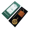 Miniatura ceas solar Giftdeco H91, znallium si alama, 13 cm