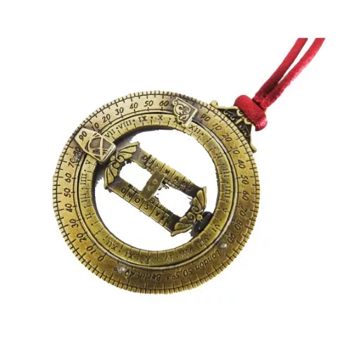 Miniatura ceas solar cu inele astronomice Giftdeco H90