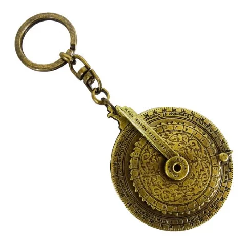 Ceas decorativ Hemisferium H84, alamă, diametru 5 cm