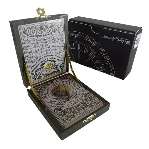 Ceas solar si busola Kepler Giftdeco H04, replica, 8,6 x 7 x 2 cm