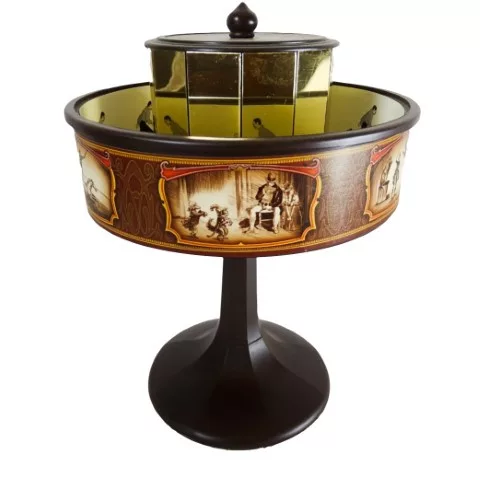 Praxinoscop retro Hemisferium H64, înălțime 19,5 cm, diametru 14,2 cm