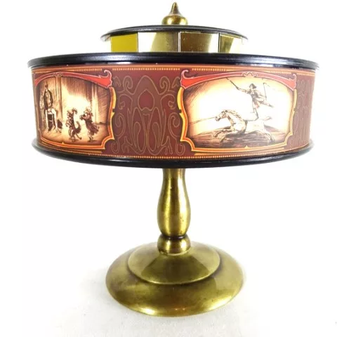 Praxinoscop retro Hemisferium H63, înălțime 22,5 cm, diametru 20,5 cm, stil retro, vintage, art deco
