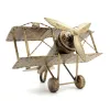 Machetă avion Giftdeco NC1389, alamă și metal, 17 x 17,50 x 11,5 cm, stil retro