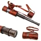 Lunetă Giftdeco NC1596, alamă, piele și metal, stil nautic
