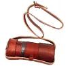 Lunetă Giftdeco NC1596, alamă, piele și metal, stil nautic