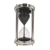 Clepsidră Giftdeco NC3011, aluminiu și sticlă, 10,15 x 10,15 x 20,25 cm, stil industrial, modern