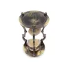 Clepsidră decorativă Giftdeco NC2677 – 5 minute, alamă și sticlă, 14,5 cm