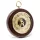 Barometru Fischer 13366R-22, alamă și lemn de fag mahon, diametru 14 cm