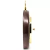 Barometru Fischer 13366R-22, alamă și lemn de fag mahon, diametru 14 cm