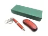 Set bricheta și pix Giftdeco G069C, lemn de mahon și metal