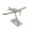 Machetă avion Giftdeco N-0896, aluminiu și metal, 17 x 14 x 11 cm, stil industrial, modern