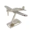 Machetă avion Giftdeco N-0896, aluminiu și metal, 17 x 14 x 11 cm, stil industrial, modern