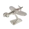 Machetă avion Giftdeco N-0896, aluminiu și metal, 17 x 14 x 11 cm, stil industrial, modern